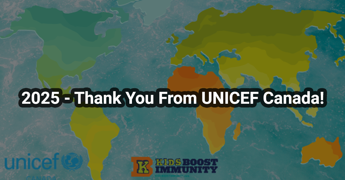 2025 Thank You From UNICEF Canada!