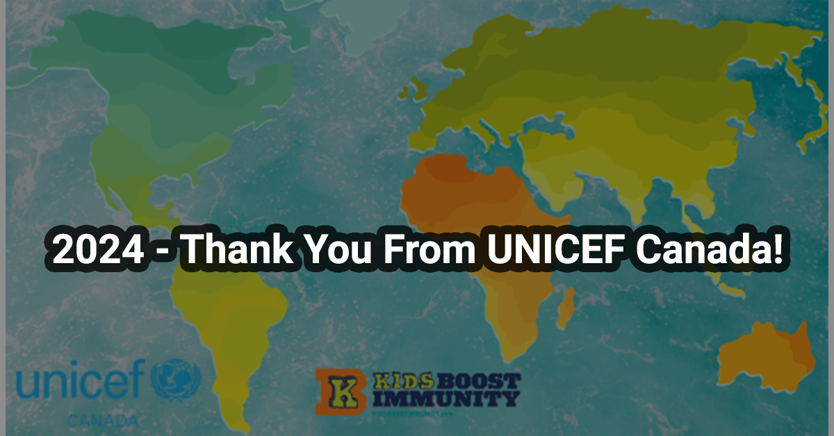 2024 Thank You From UNICEF Canada!